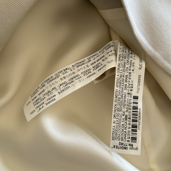 BRAND NEW Zara Oversized Blazer Size XS - Picture 6 of 6